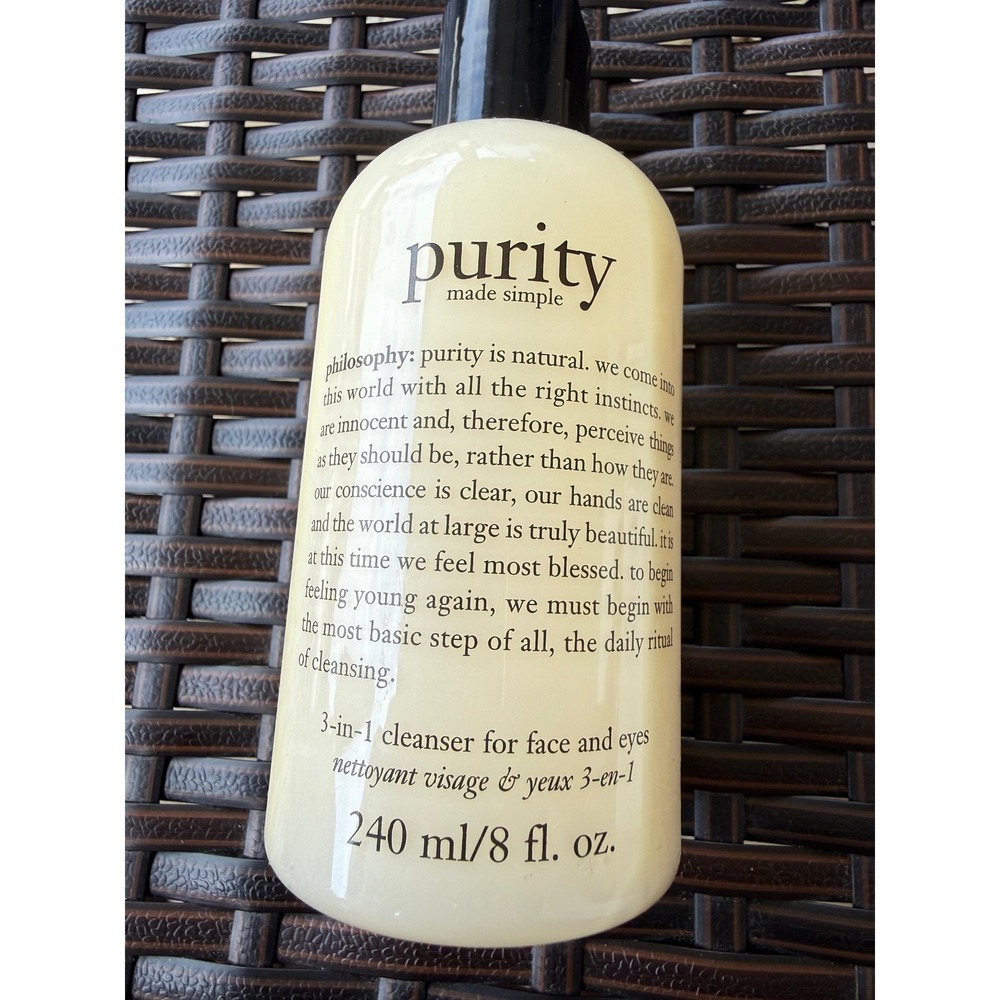 Philosophy Purity Made Simple 3-in-1 Face and Eye Cleanser 8 fl oz 240ml